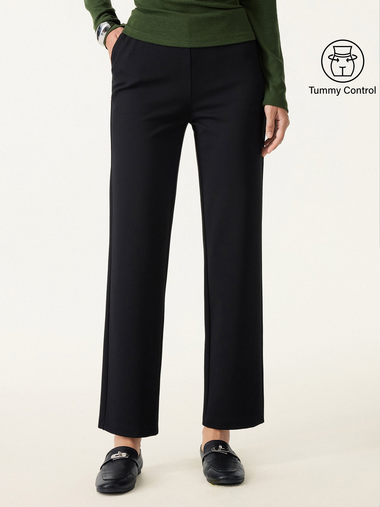 Tummy-Control Slim Ponte The Everyday Pant