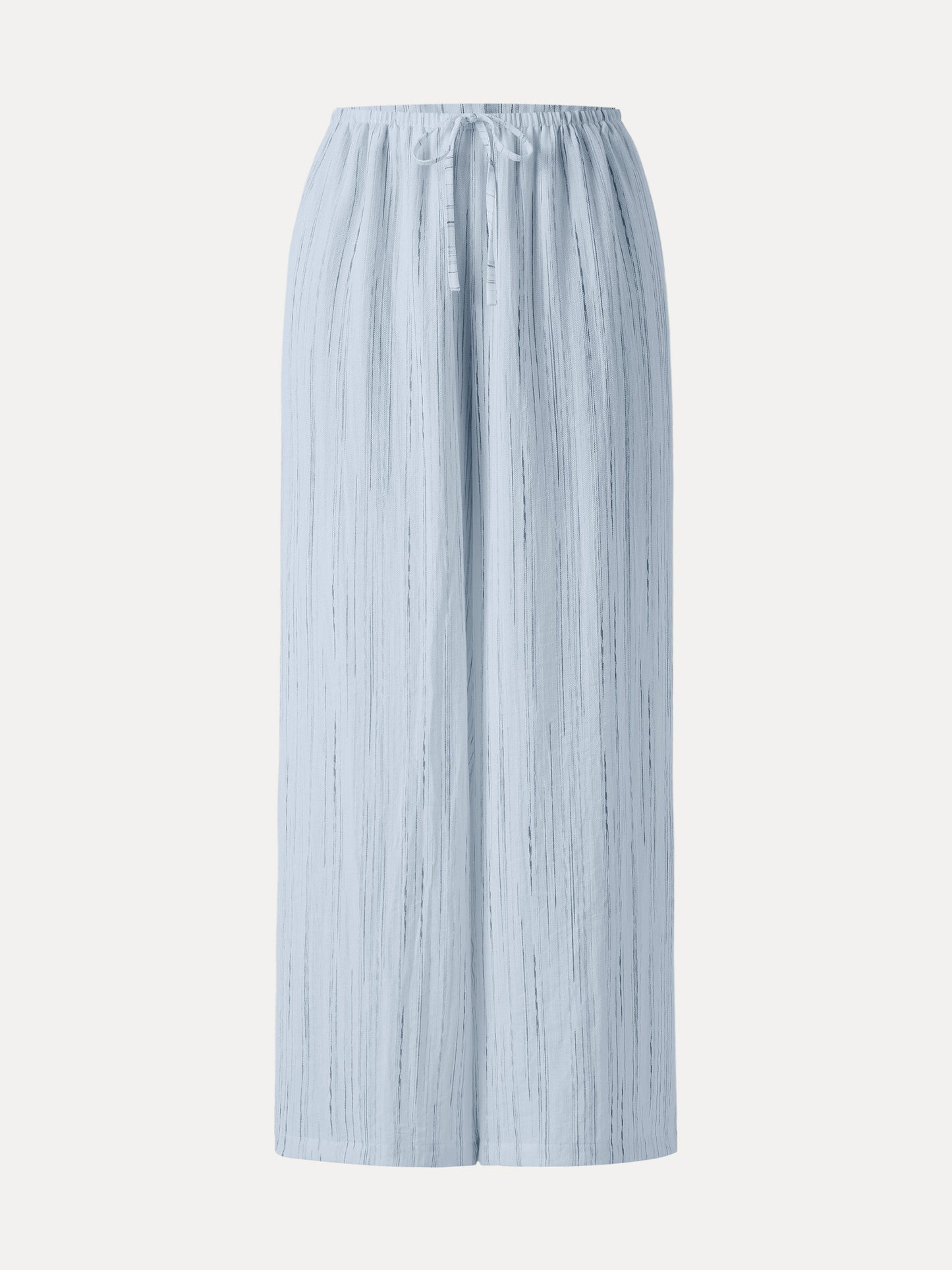 Summer Classic Striped Wide Leg Pants with Pockets