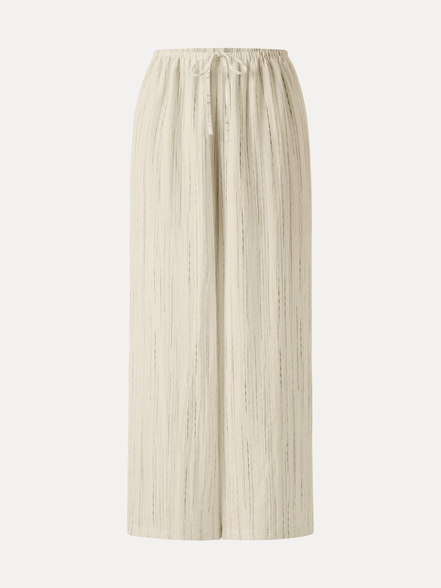 Summer Classic Striped Wide Leg Pants with Pockets