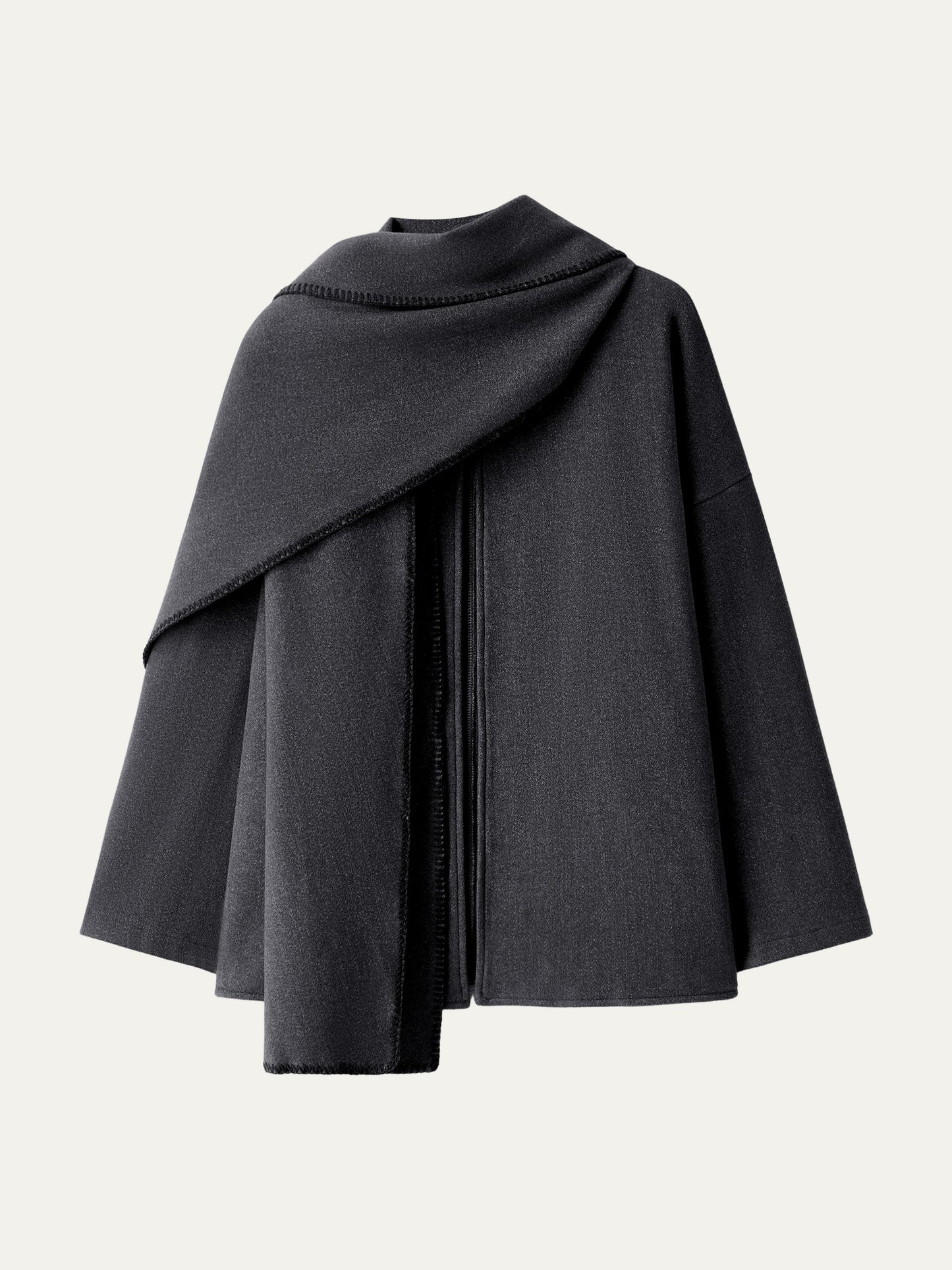 Oversized Scarf Jacket