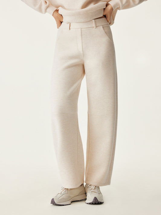 High Waisted Cozy Barrel Leg Pant