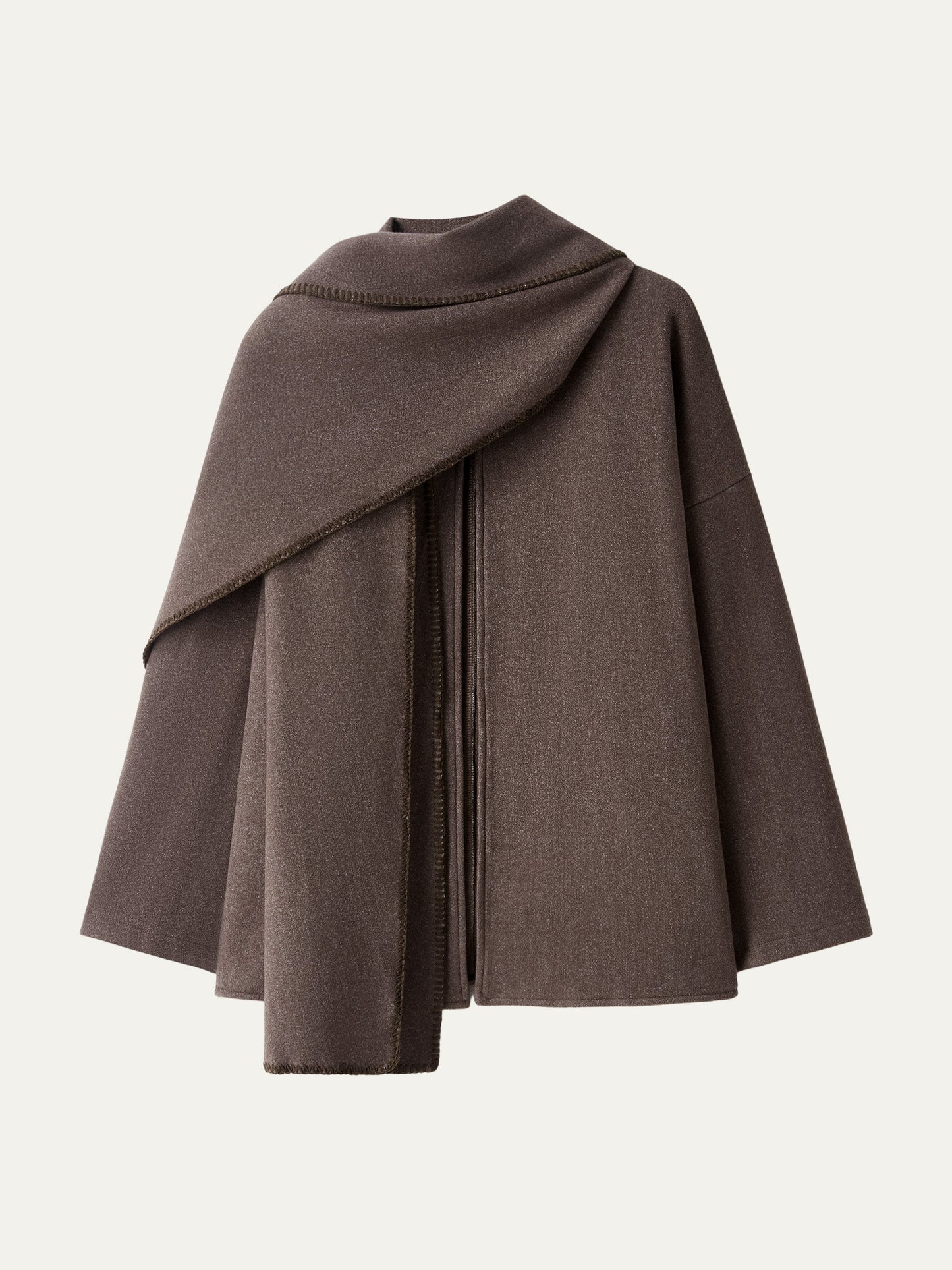 Oversized Scarf Jacket