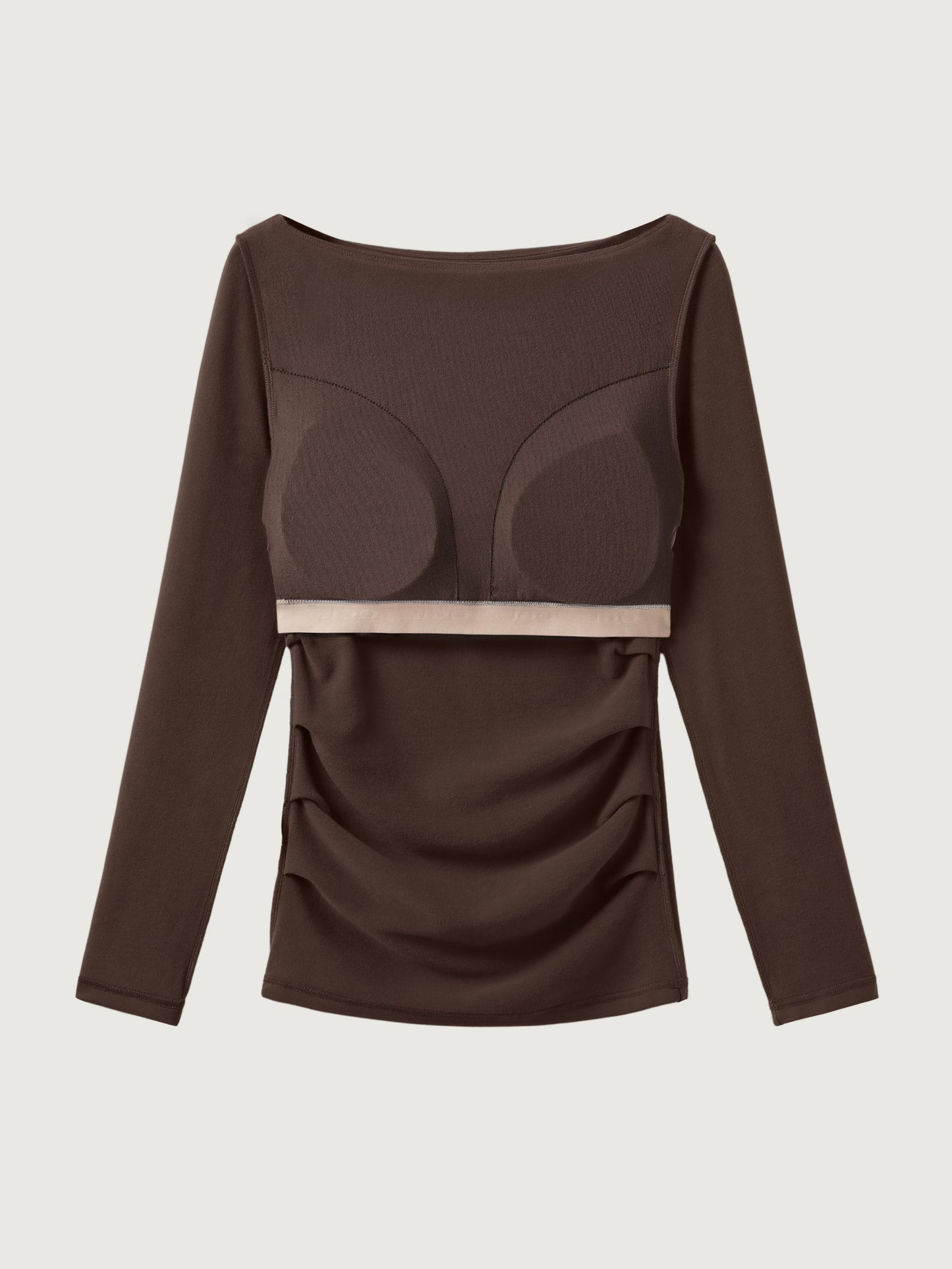 2Pcs Set Boatneck Tucks Brami Top